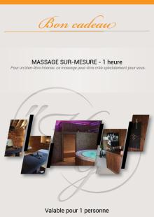 Massage sur-mesure - 1h
