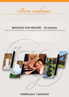 Massage sur-mesure - 30mn